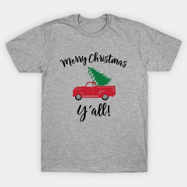 Merry Christmas Yall T-Shirt by teegear